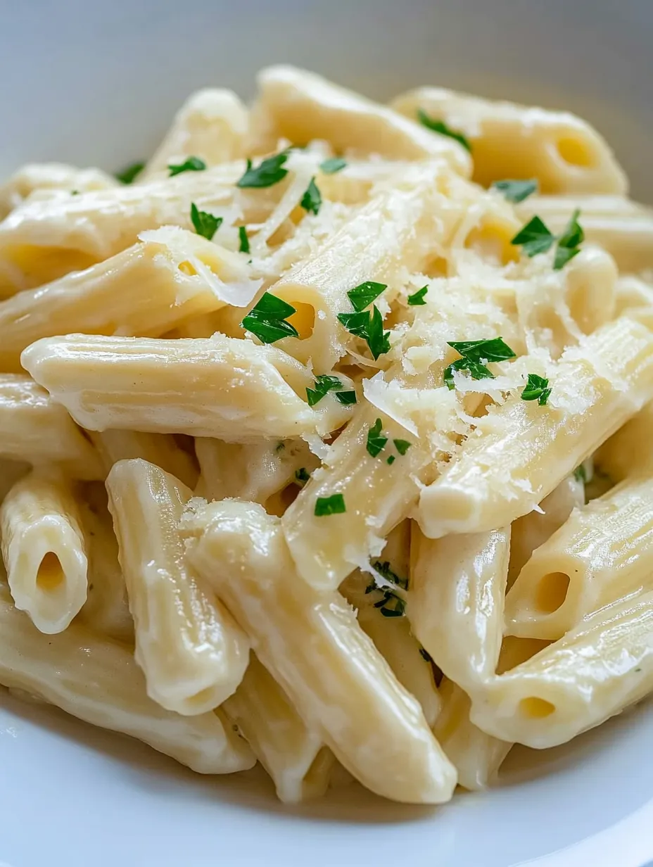 Super schnelle cremige Knoblauch-Pasta – fertig in 20 Minuten!