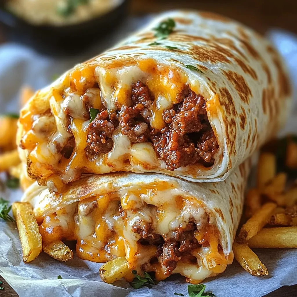 Würziger Käse-Pommes-Wrap – Einfach lecker!