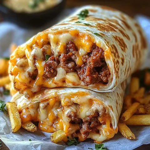Würziger Käse-Pommes-Wrap – Einfach lecker!