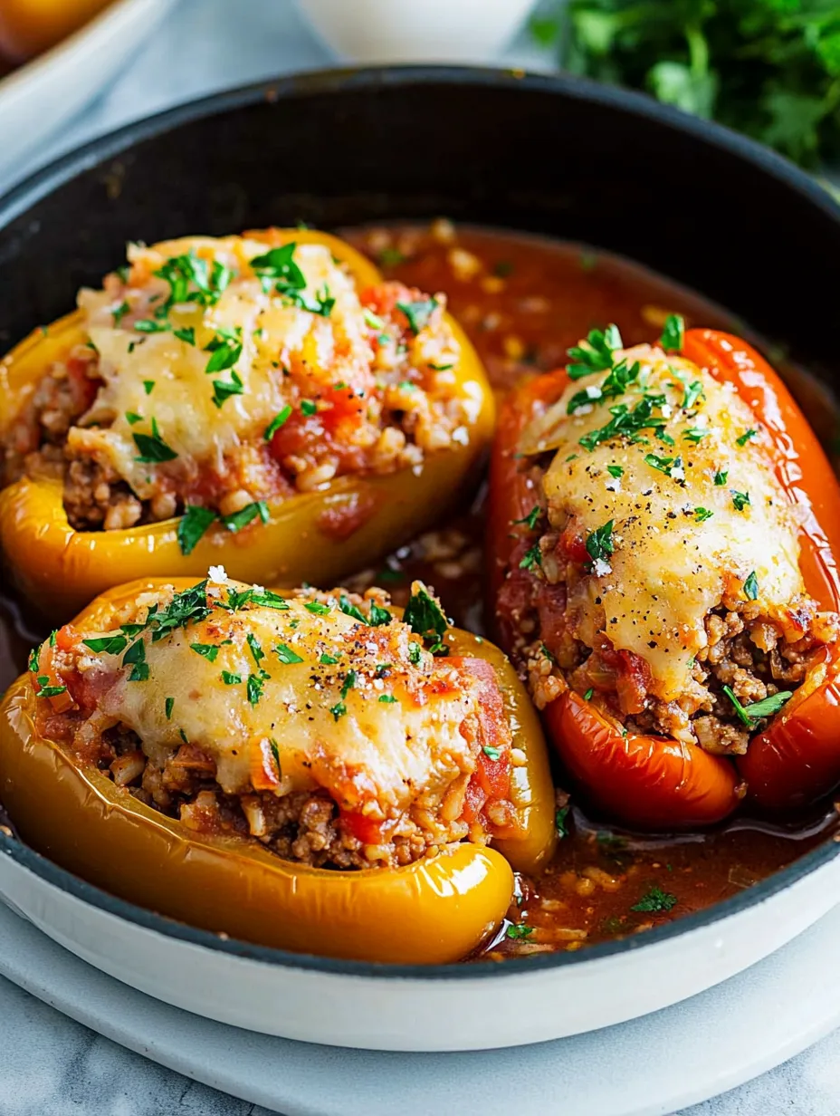 Italienische gefüllte Paprika