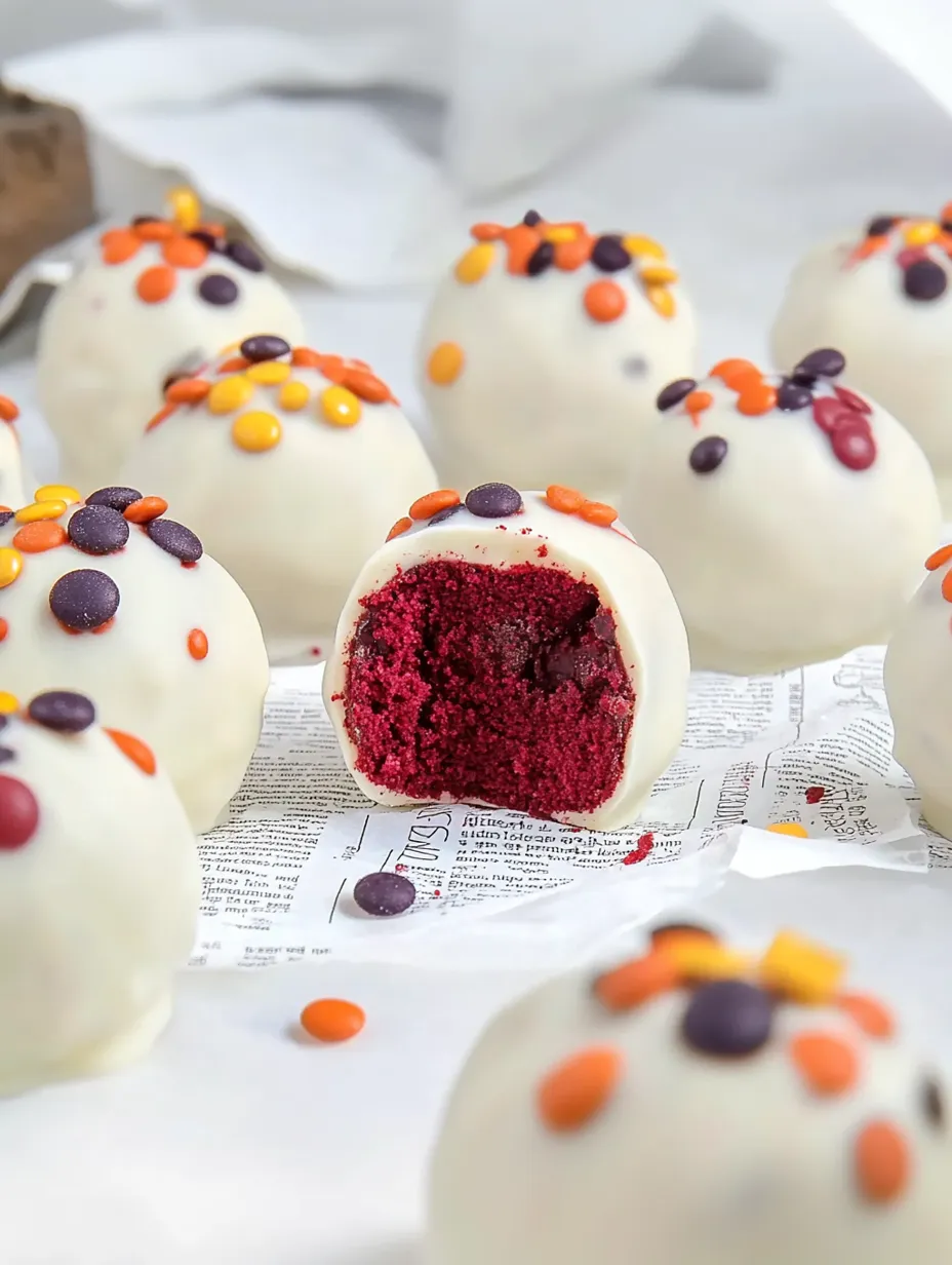 Red Velvet Cake Kugeln – Kleine Highlights zum Naschen