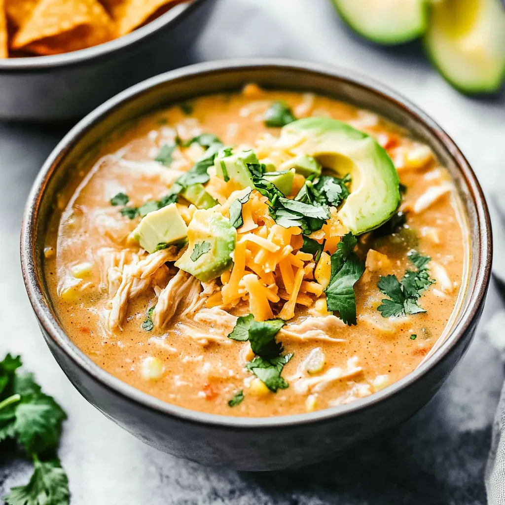 Cremige Weiße Hühnchen-Chili