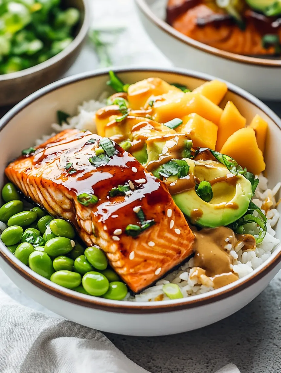Teriyaki-Lachs-Bowl Anleitung