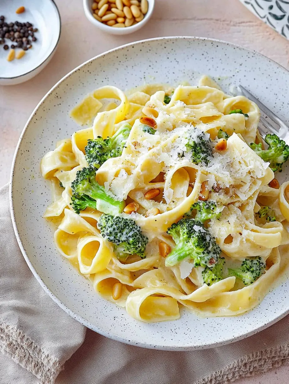 Pasta in cremiger Brokkoli-Soße – Gesund & lecker