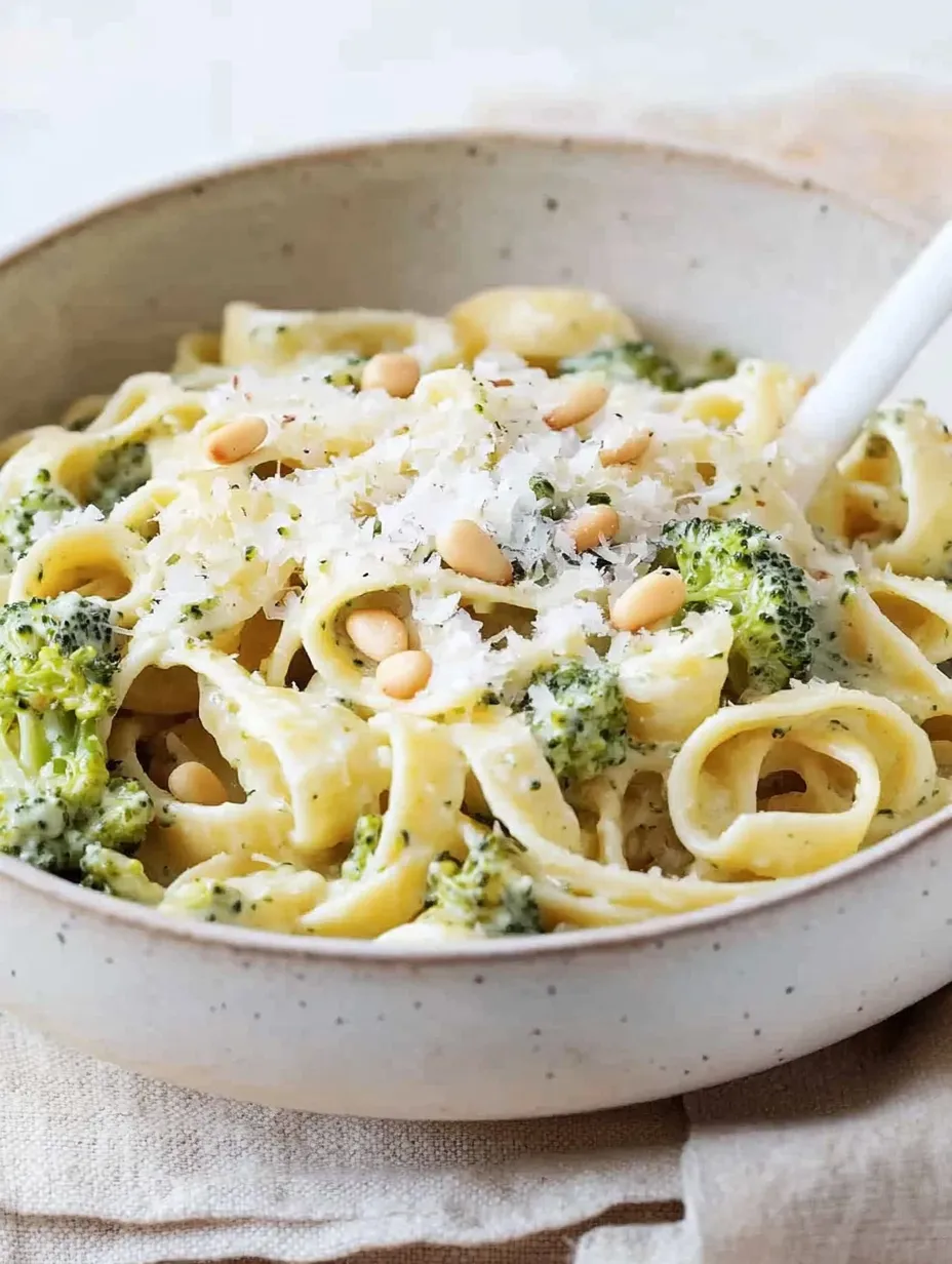 Brokkoli-Pasta mit Käse-Sahne-Soße – Genuss pur!
