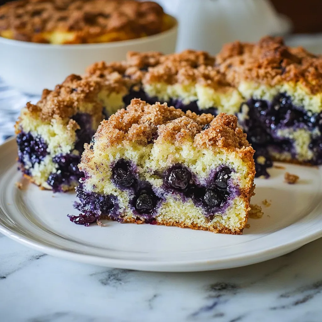 Heidelbeer-Kuchen mit Streusel
