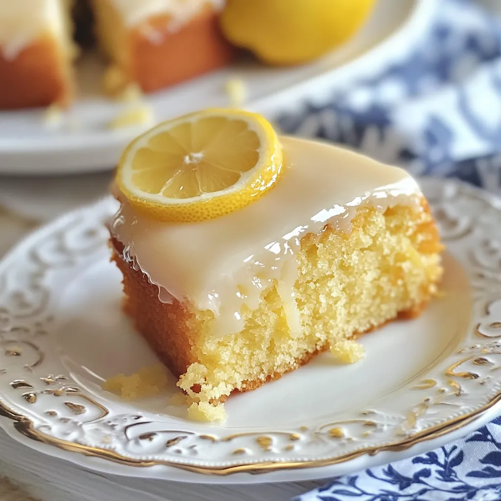 Unvergesslicher Zitronenkuchen