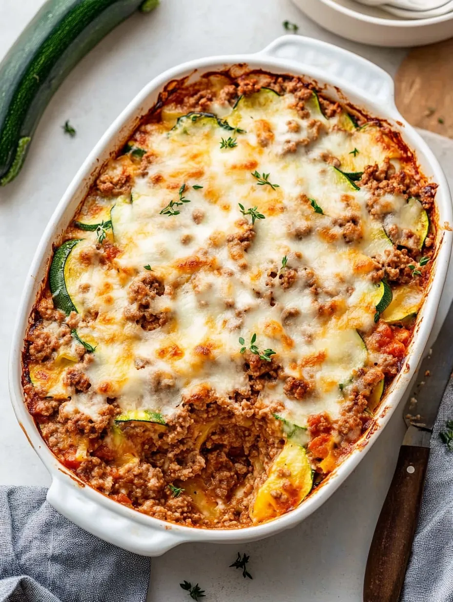 Rezept Zucchini Hackfleisch Auflauf