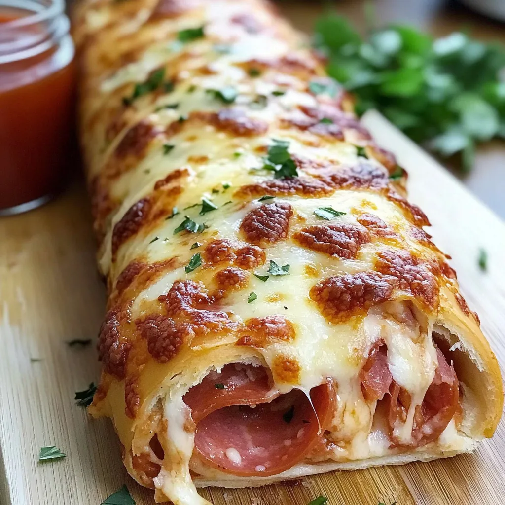 Nahaufnahme Italienischer Stromboli