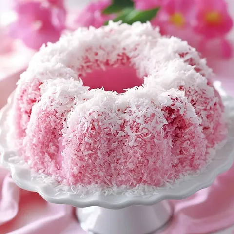 Himbeer-Kokos Schneekugel Kuchen