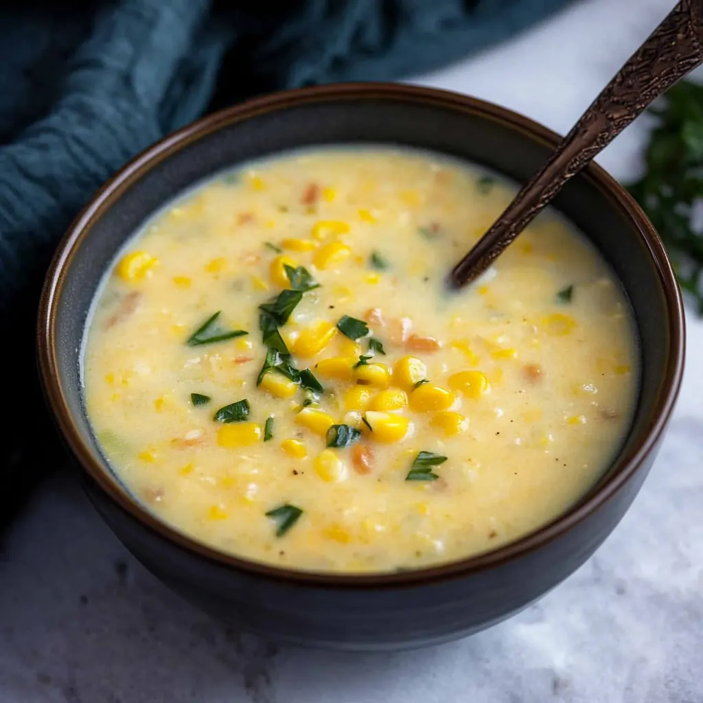 Einfache Cremige Maissuppe aus dem Instant Pot