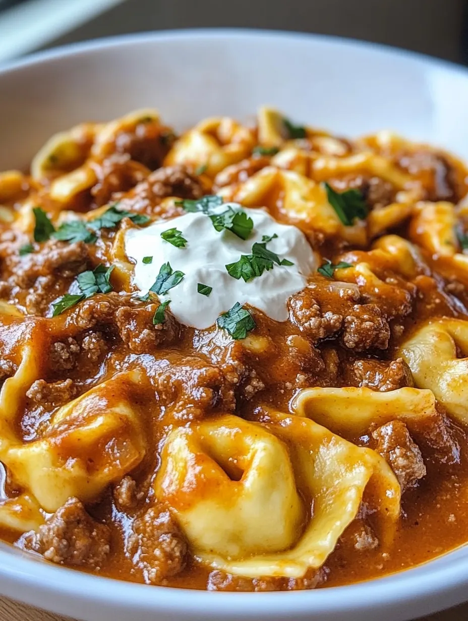 Käsige Rinder-Enchilada Tortellini
