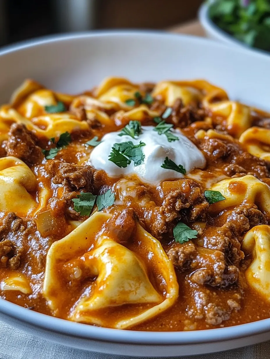 Käsige Rinder-Enchilada Tortellini