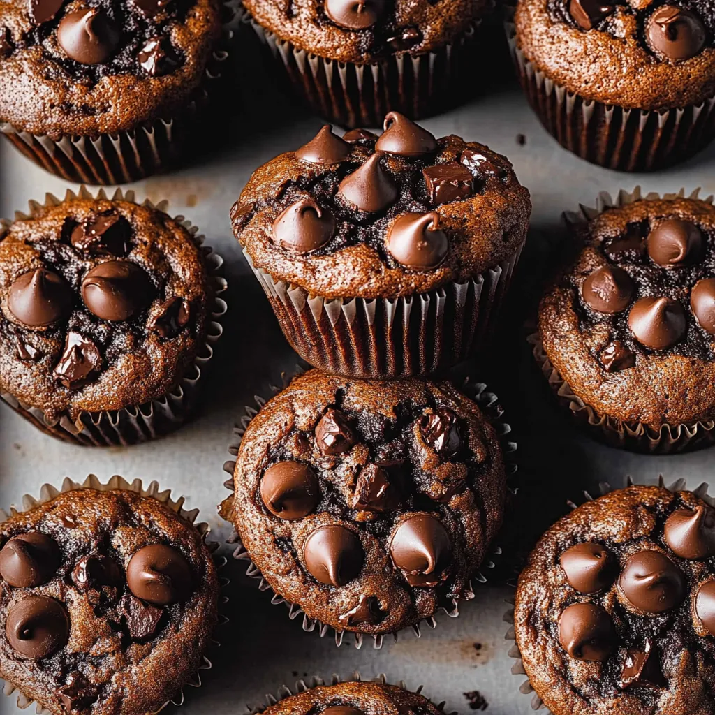 Doppelt Schoko Muffins Rezept