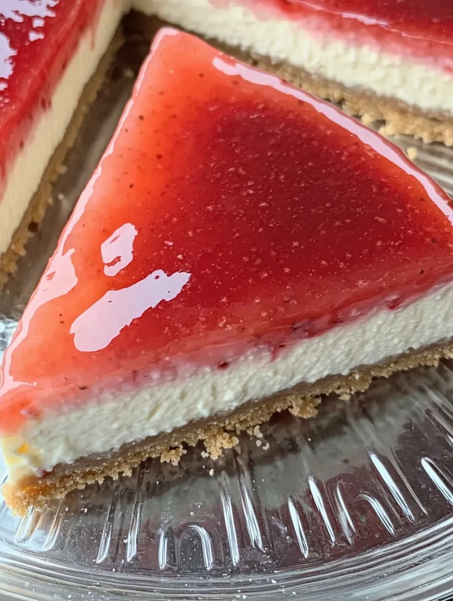 Erdbeertraum Cheesecake mit Knusperboden