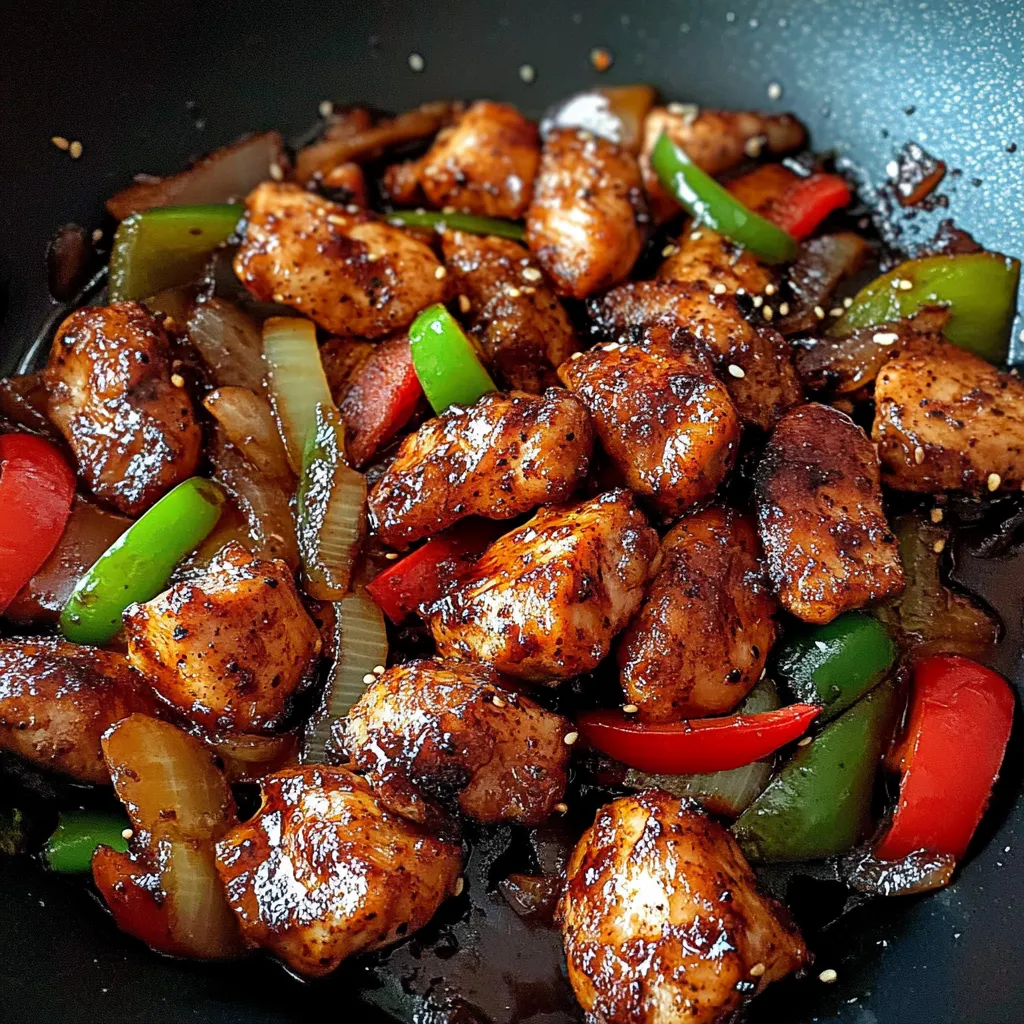 Pfefferhuhn Pfanne