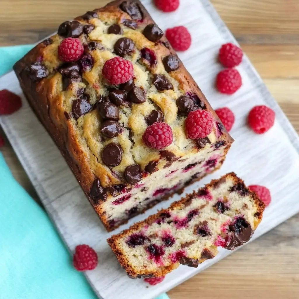 Himbeer Schoko Bananenbrot