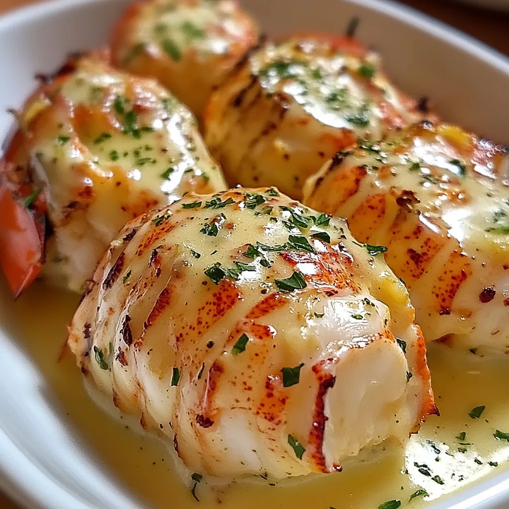 Saftige Knoblauch-Butter-Hummerschwänze