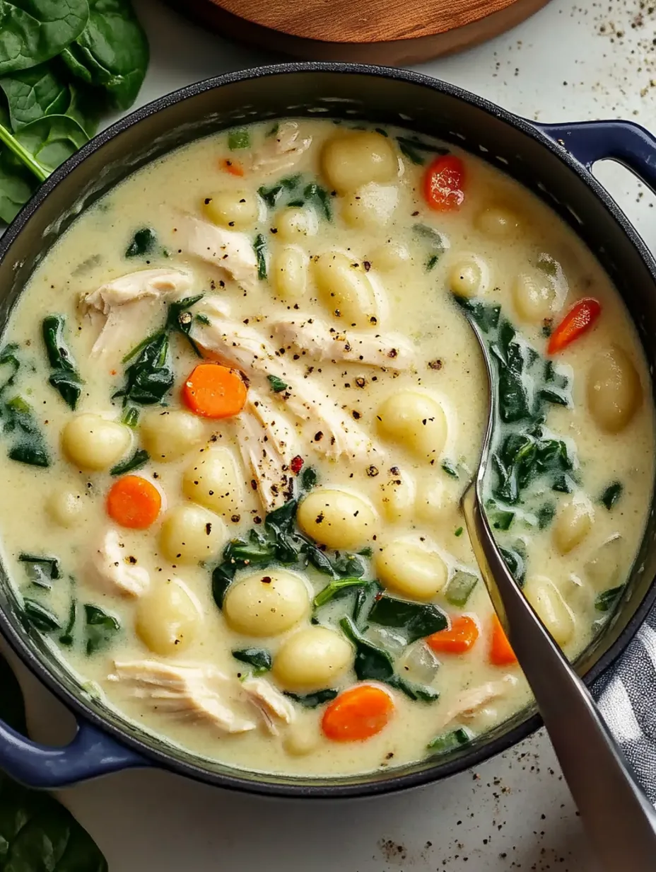 Beste Hähnchen-Gnocchi-Suppe