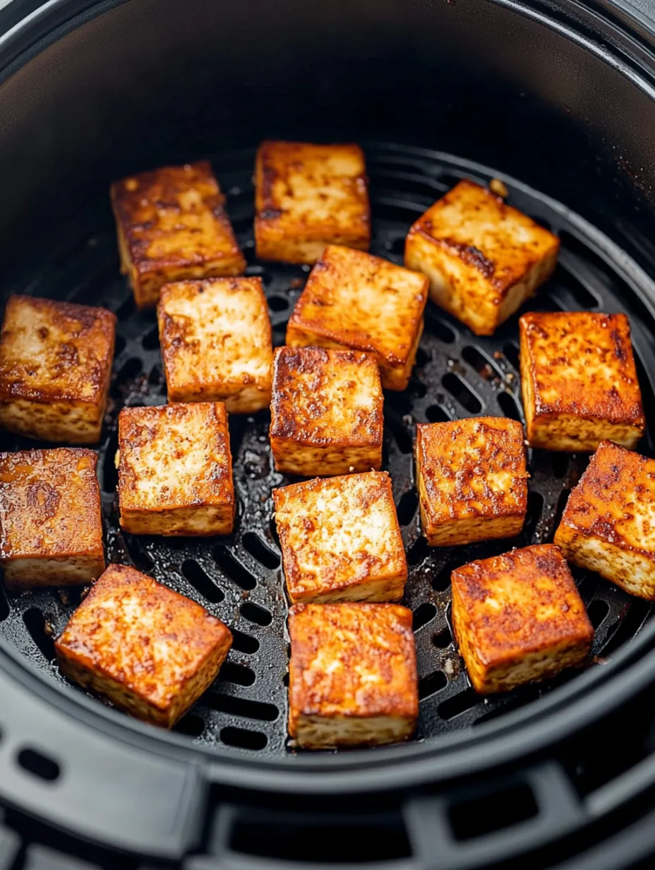 Schneller Tofu aus der Heißluftfritteuse