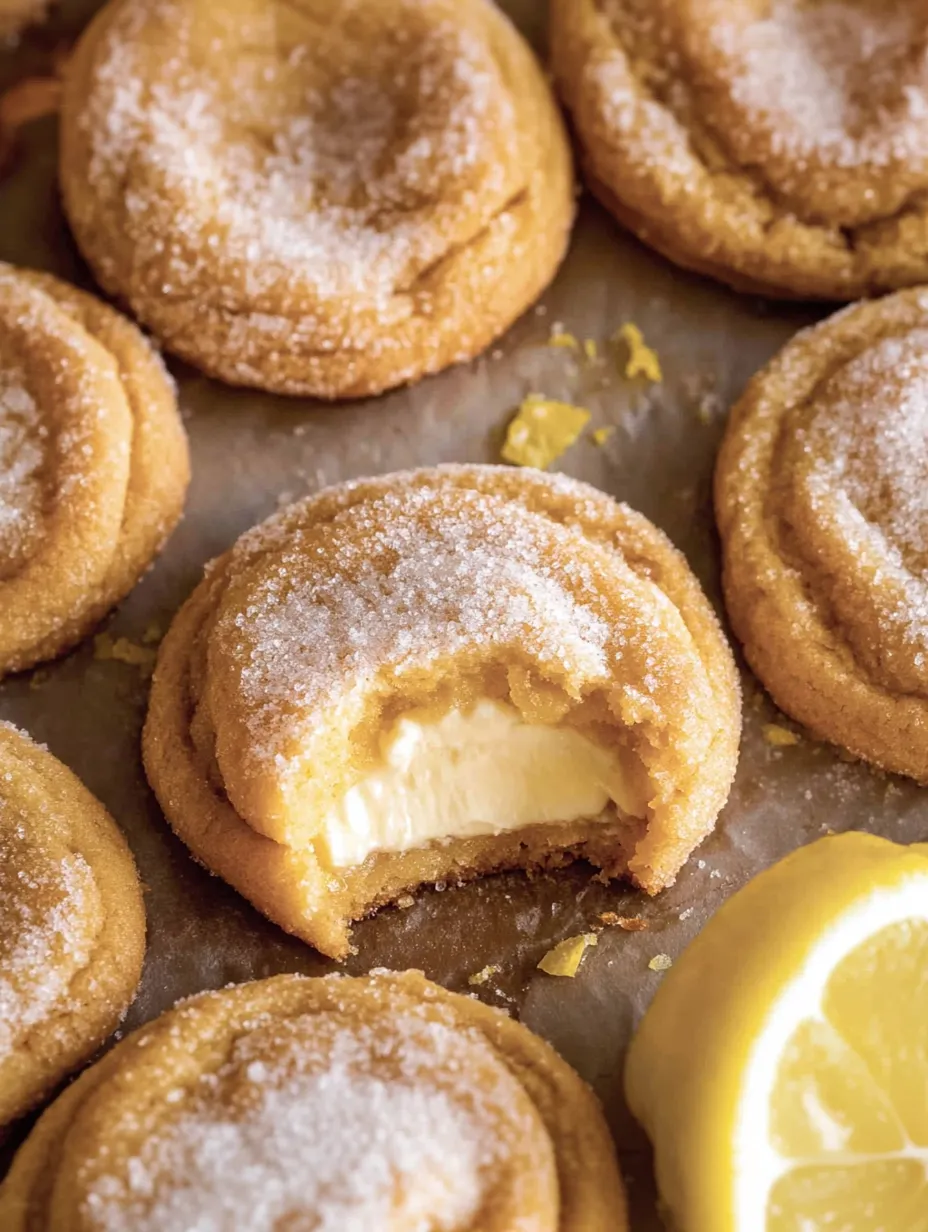 Hausgemachte Zitronenkäsekuchen-Kekse