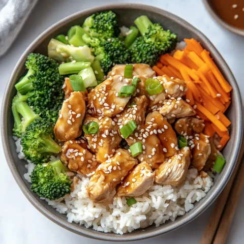 Teriyaki Huhn Schale
