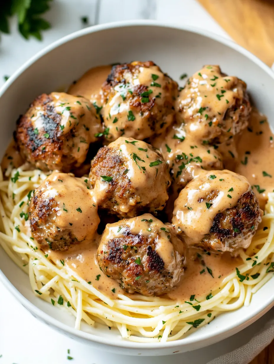 Schweinehackbällchen mit Apfel