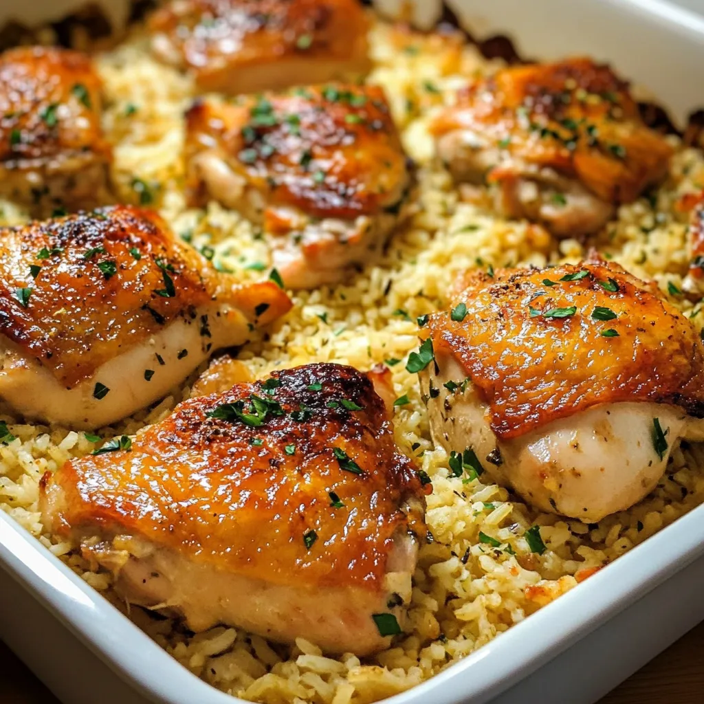 Nahaufnahme Ofen-Hähnchen mit Reis