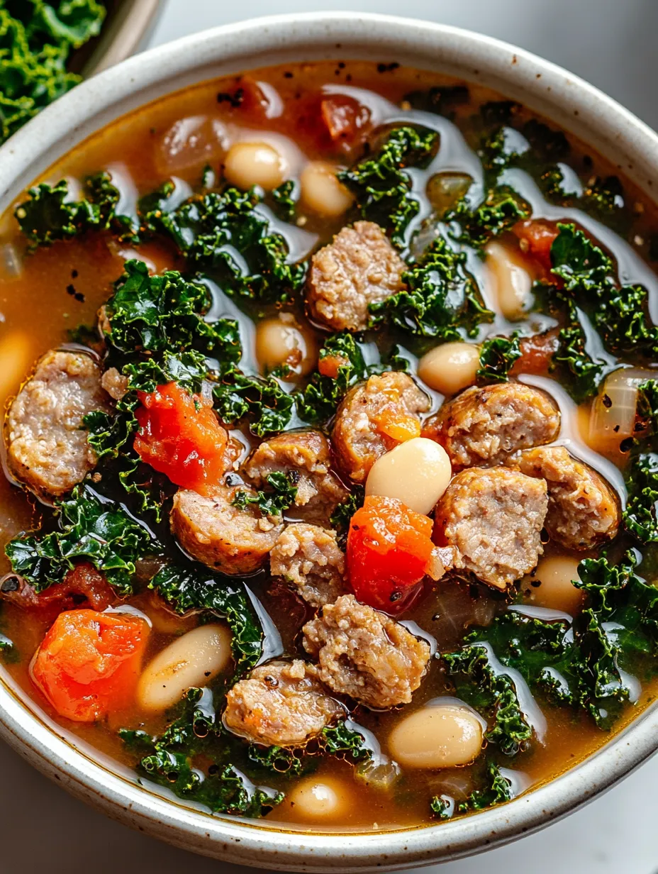 Bratwurst-Grünkohl-Suppe hausgemacht