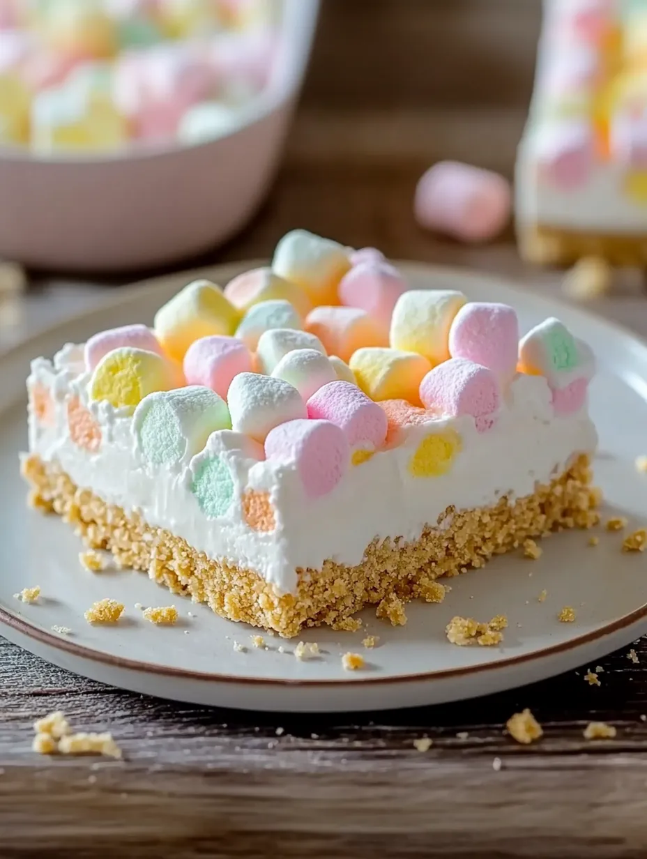 Hausgemachte Marshmallow-Schnitte ohne Backen