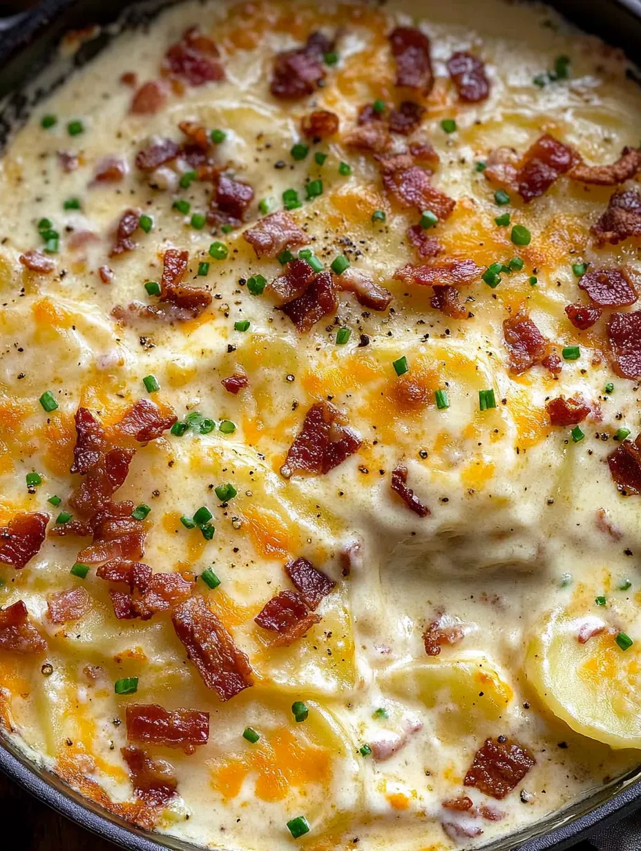 Überladenes Kartoffelgratin Rezept