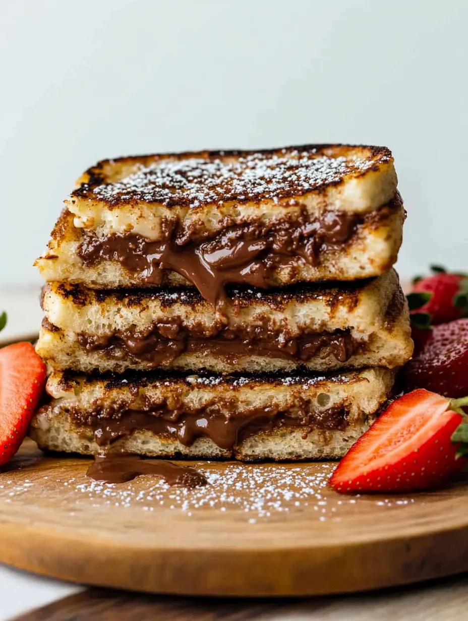 Nutella French Toast Gericht