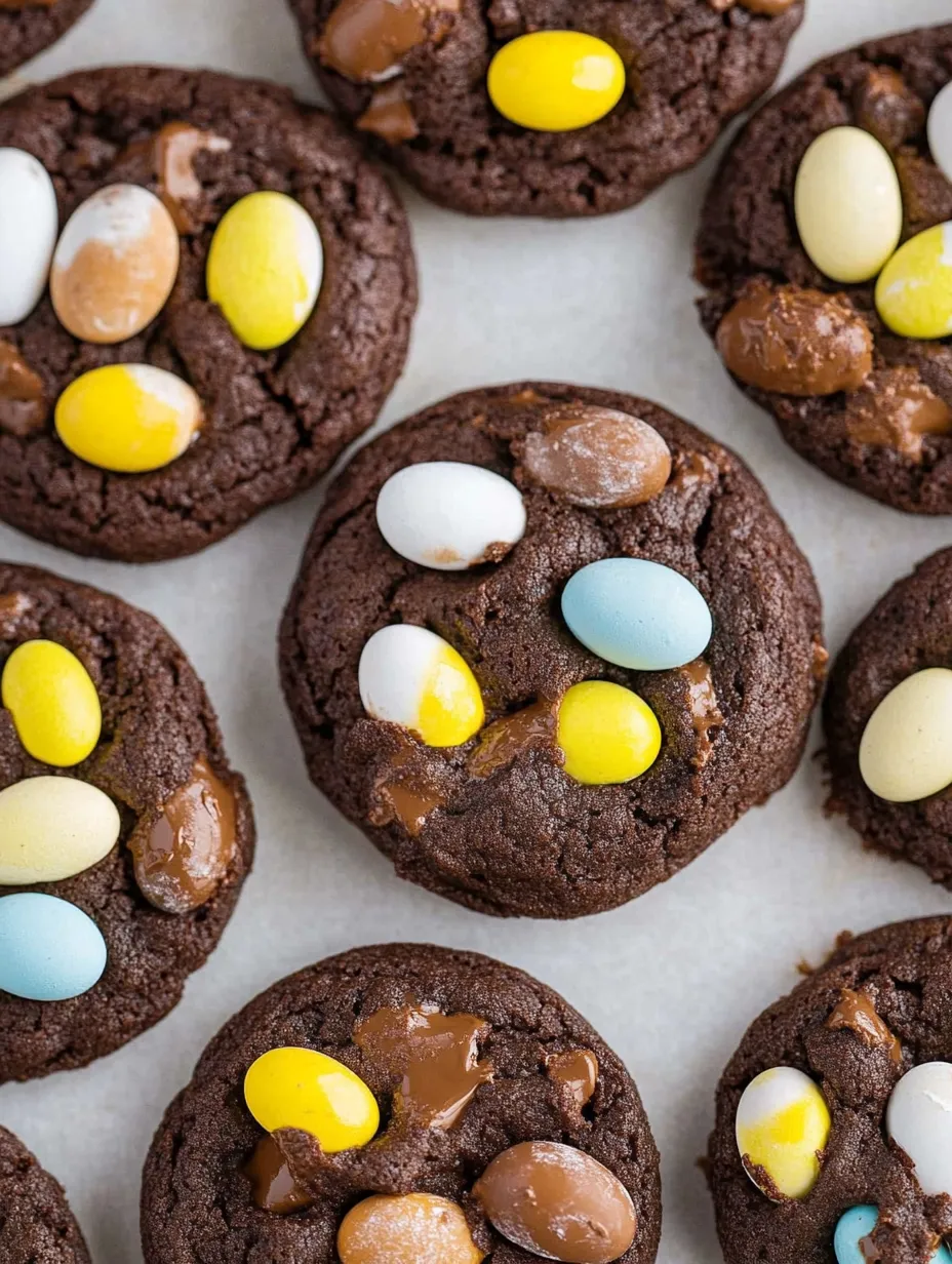 Smarties Brownie Kekse Selbstgemacht