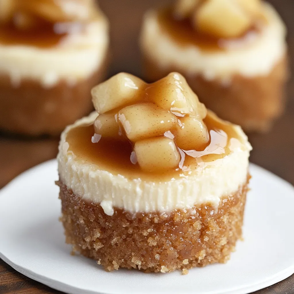 Apfel Mini Käsekuchen