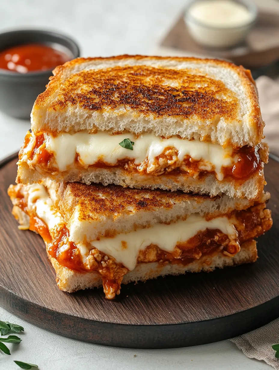 Hausgemachtes Schnitzel-Mozzarella Sandwich
