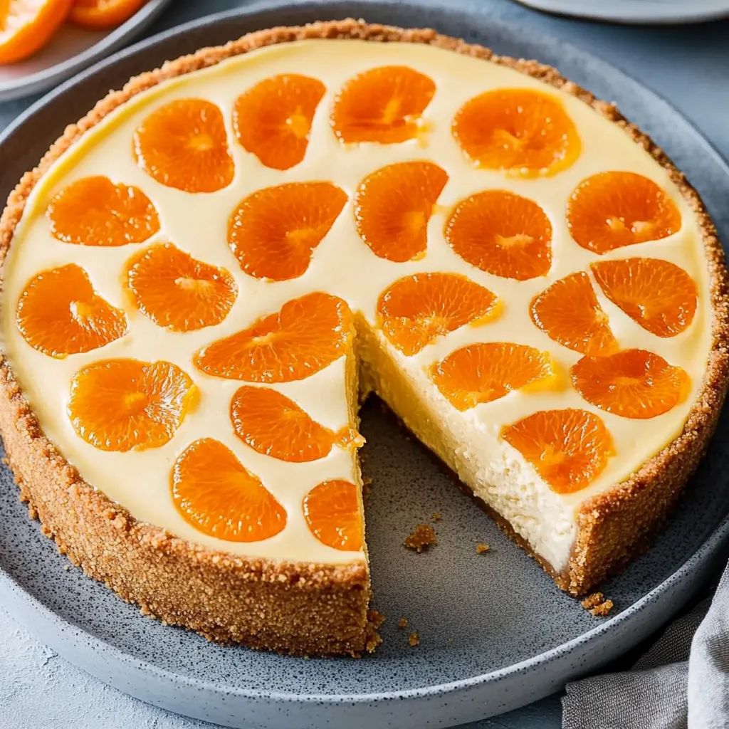 Sahniger Mandarinen-Käsekuchen