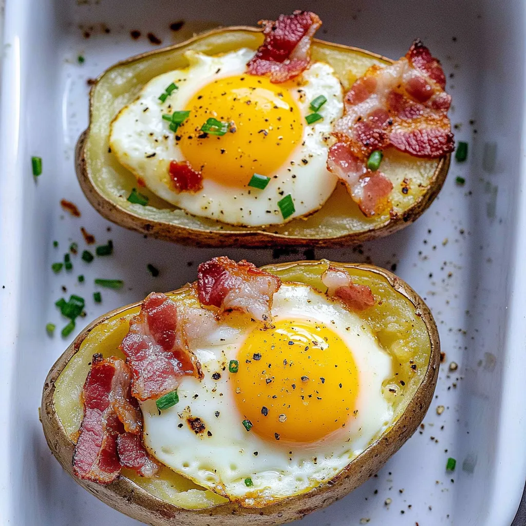 Gefüllte Speck + Ei Kartoffeln
