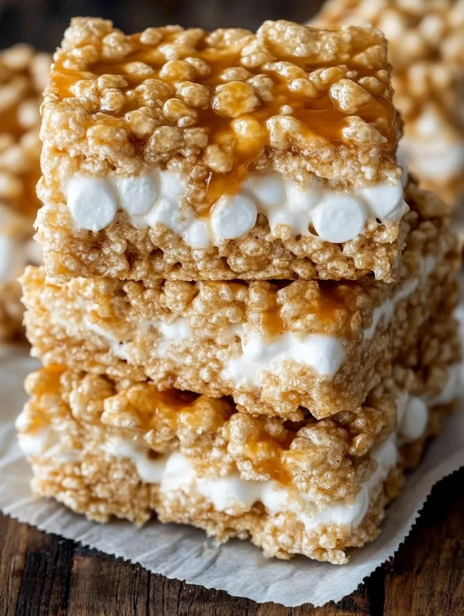 Brown Butter Dulce de Leche Rice Krispie Treats Recipe