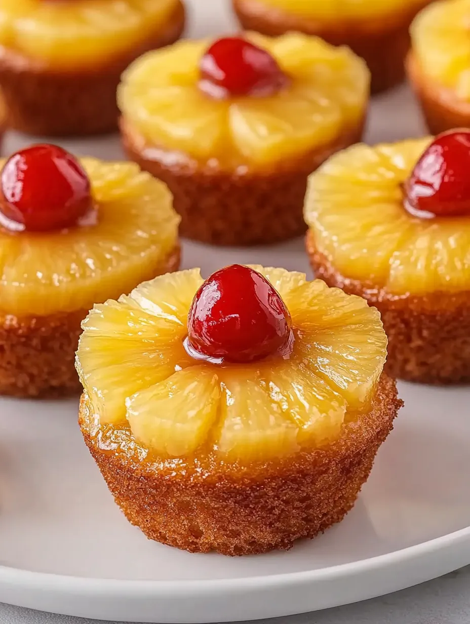 Selbstgemachte Ananas-Törtchen