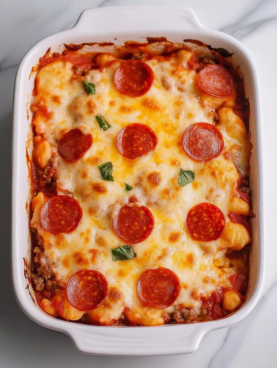 Bubble Up Pizza Casserole Homemade