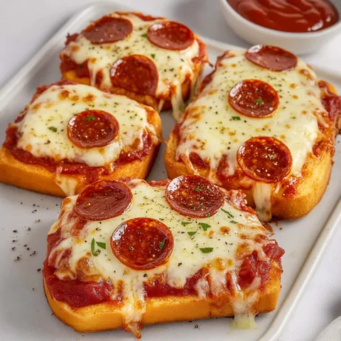 Knuspriges Knoblauchbrot Pizza