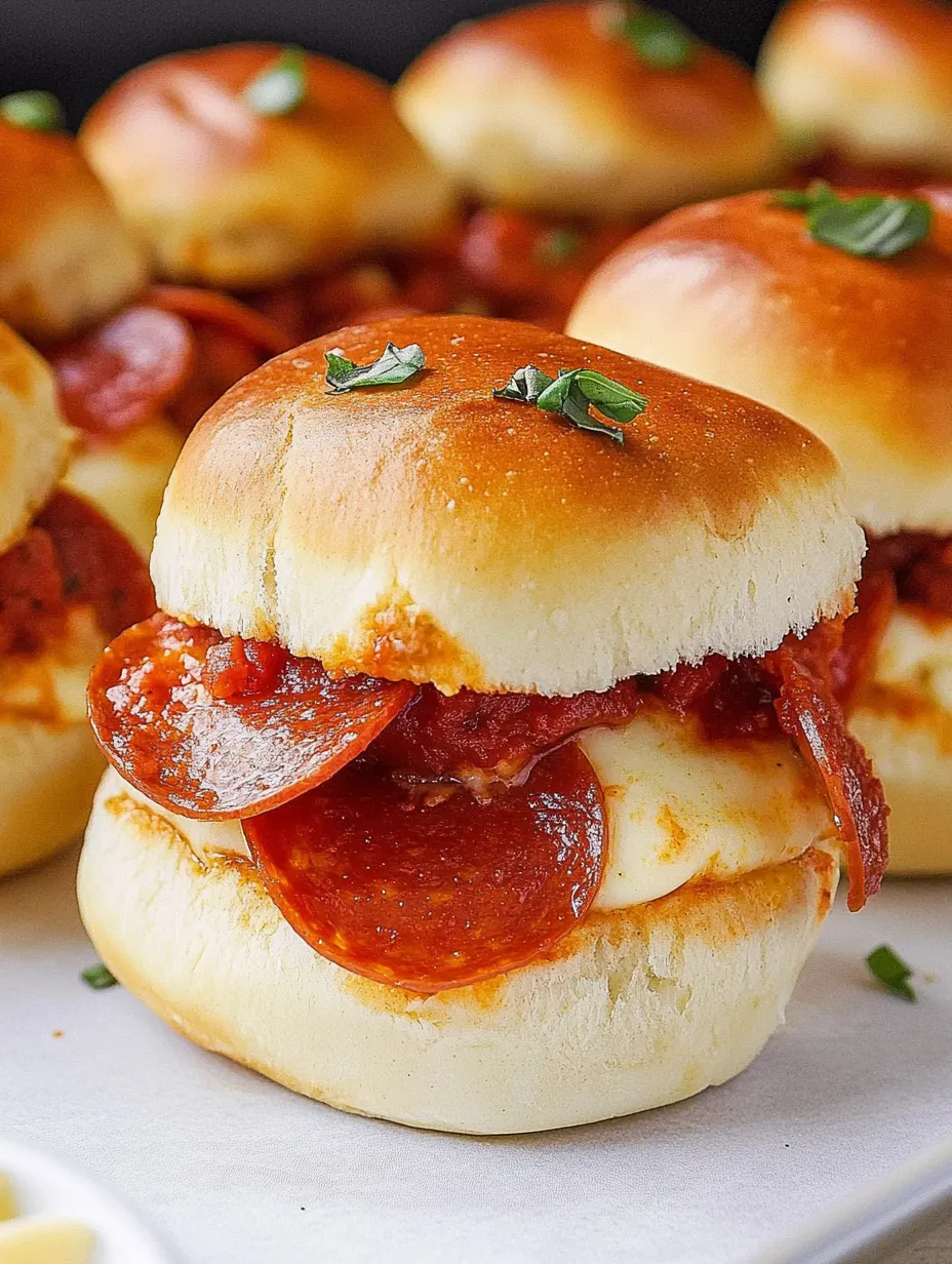 Salamipizza-Sliders Rezept