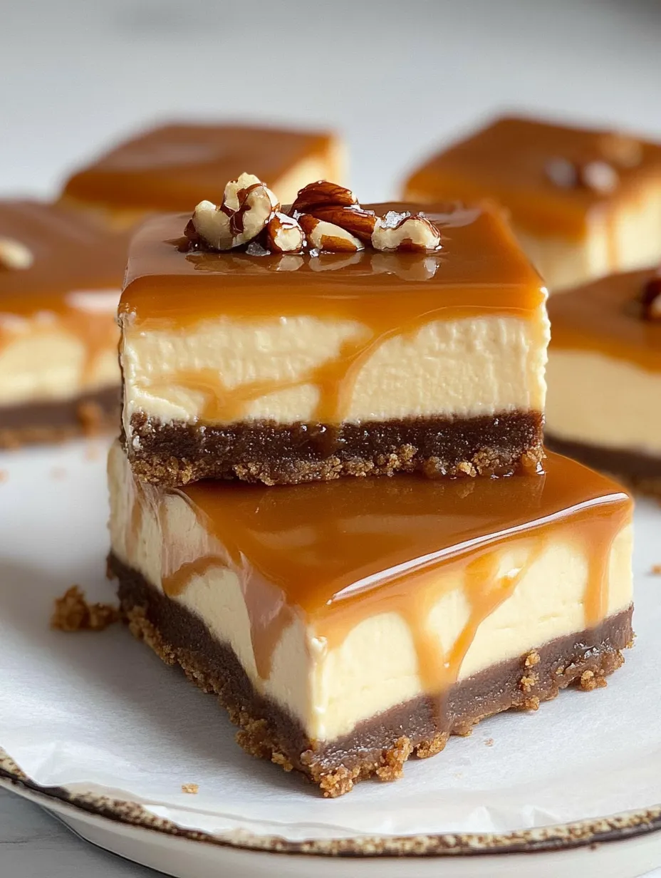 Dulce de Leche Cheesecake Bars Rezept
