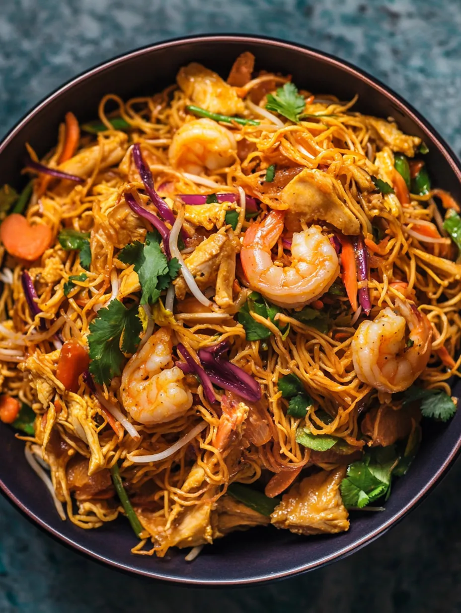 Singapur-Straßennudeln Rezept