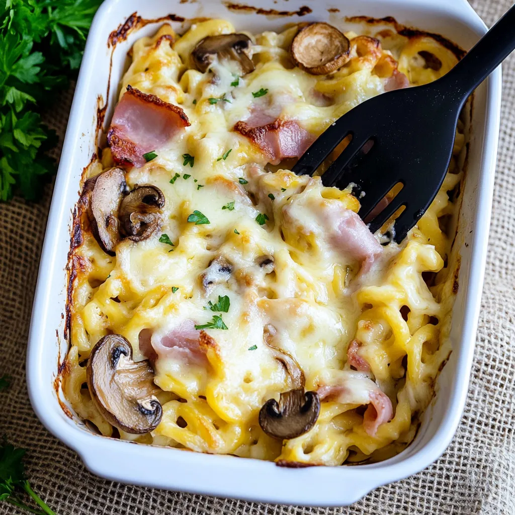 Cremiger Spätzleauflauf – würzig, käsig und schnell gemacht!