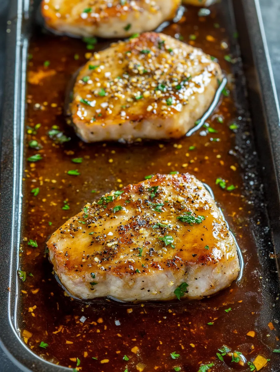 Honig-Senf Schweinekoteletts Im Ofen Rezept