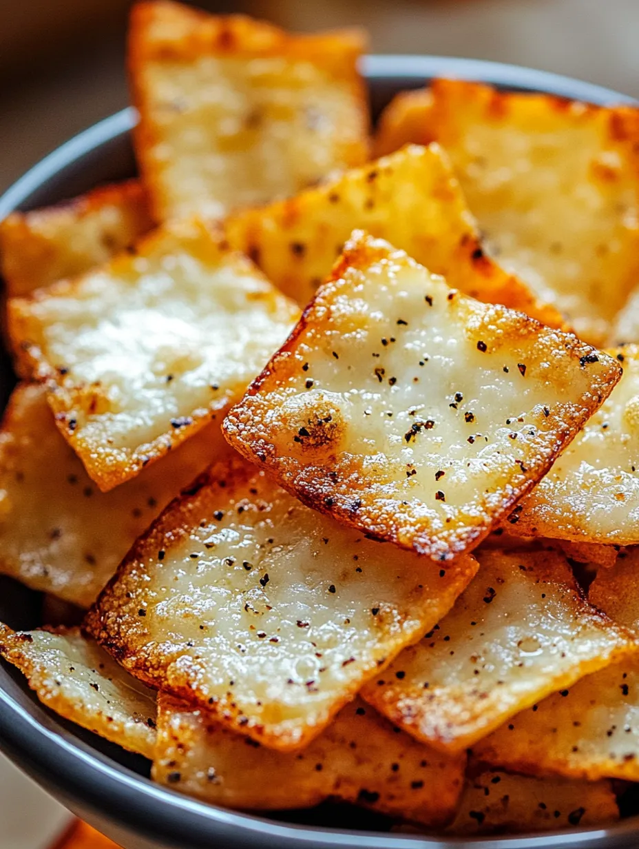 Hüttenkäse-Chips