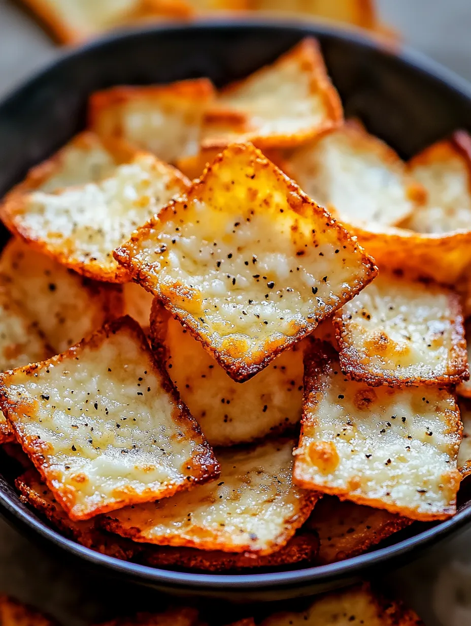 Hüttenkäse-Chips Rezept