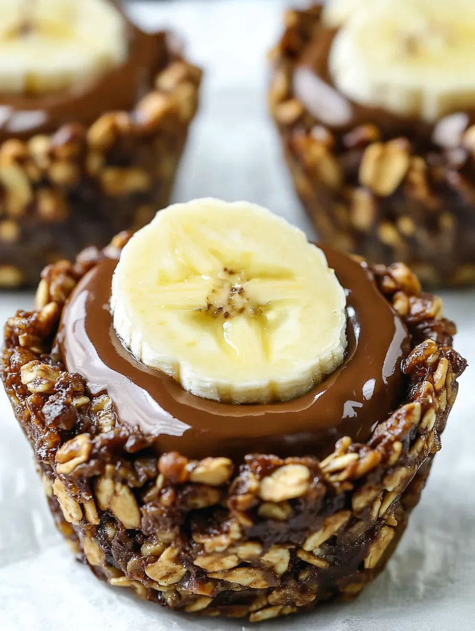 Schokoladen-Müsli-Cups mit Erdnussbutter-Füllung Rezept