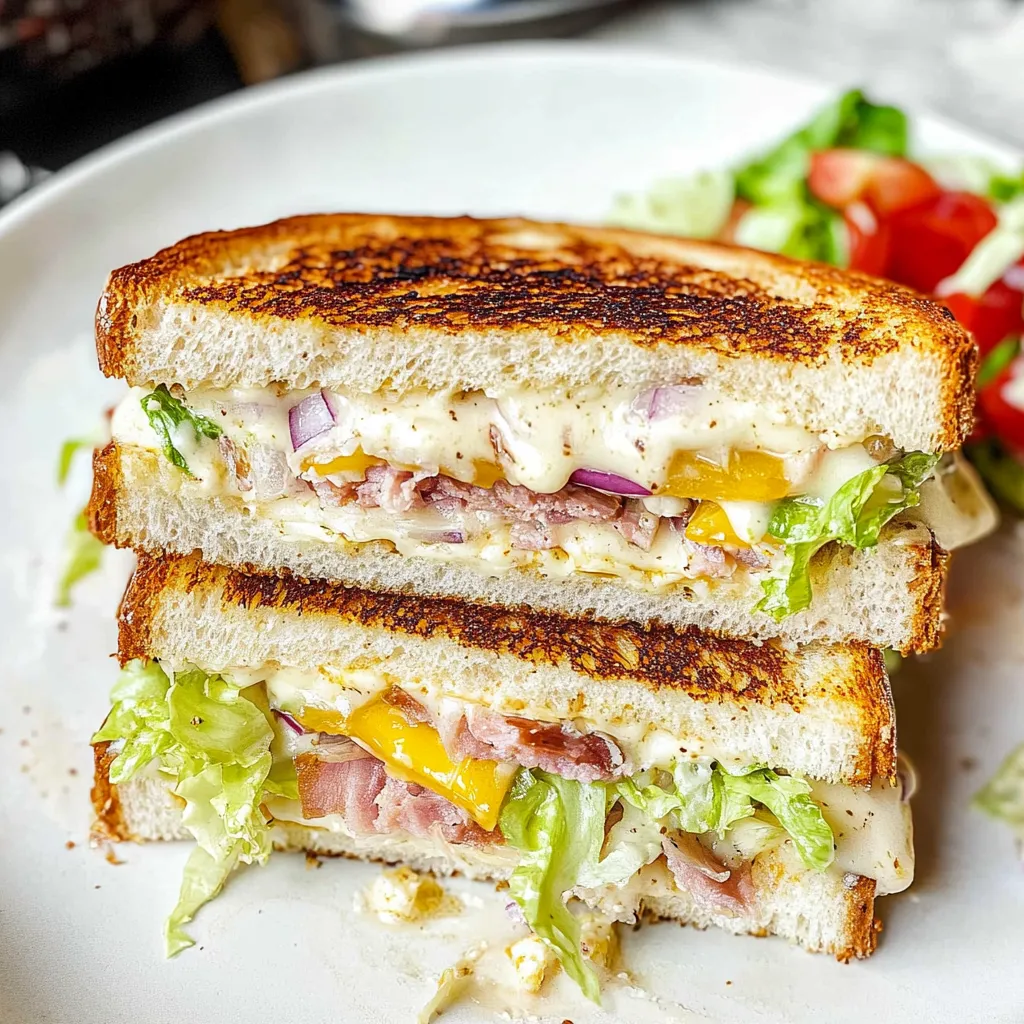 Italienisches Käse-Sandwich